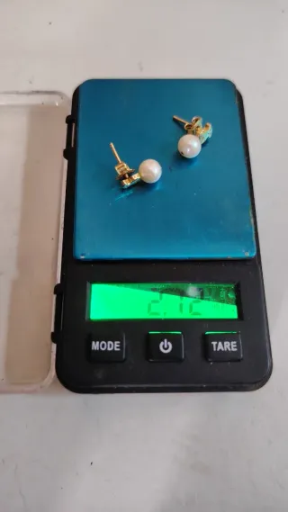 Pendientes Tous Oro 18k y Perlas