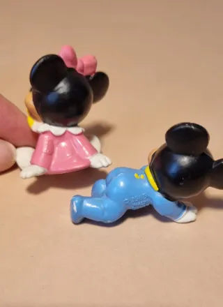 Muñecos Minnie y Mickey Bebés Bully W. Germany