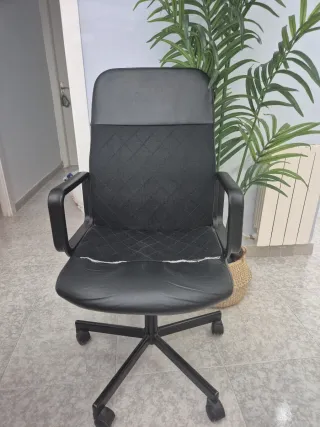 Silla de escritorio estudio negra