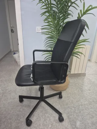 Silla de escritorio estudio negra