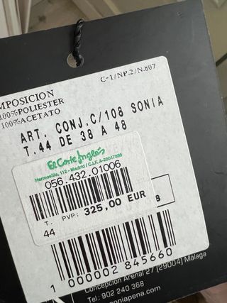 Vestido de fiesta negro y verde