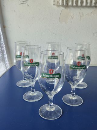 Lotto di 6 Calici in Vetro Fohrenburger