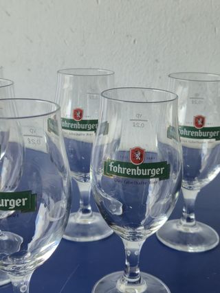 Lotto di 6 Calici in Vetro Fohrenburger