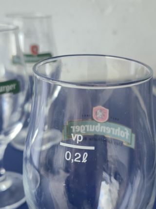 Lotto di 6 Calici in Vetro Fohrenburger