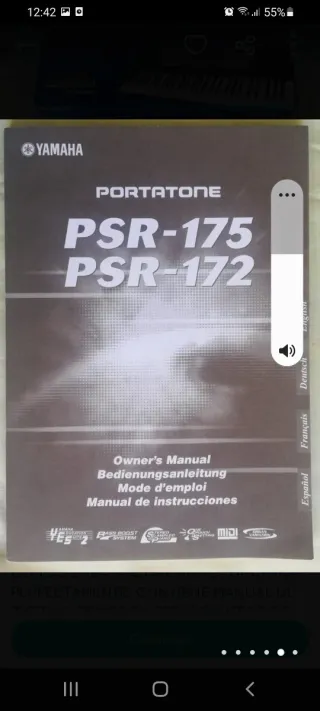 Teclado Yamaha PSR-175 Nuevo