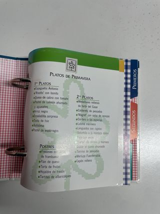 El archivador de recetas