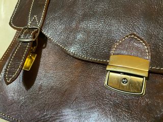 Maletín de Piel Marrón