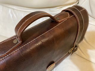 Maletín de Piel Marrón