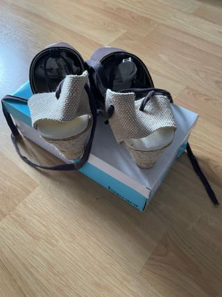 Alpargatas Benini Mujer Talla 39 Marrón