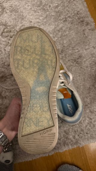 Zapatillas HOFF beige y verde azulado