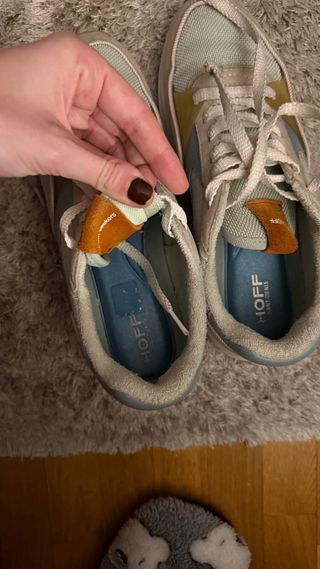 Zapatillas HOFF beige y verde azulado