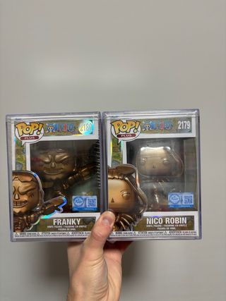 Funko Pop! Franky 2180 y Robin 2179 25th