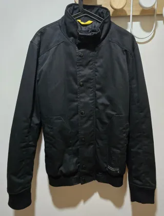 Cazadora Negra Jack&Jones Hombre denim