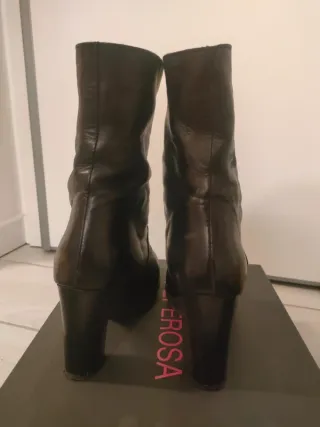 Tronchetti pelle tacco 10 cm