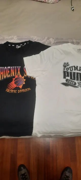 Lote 2 Camisetas Puma y Primark