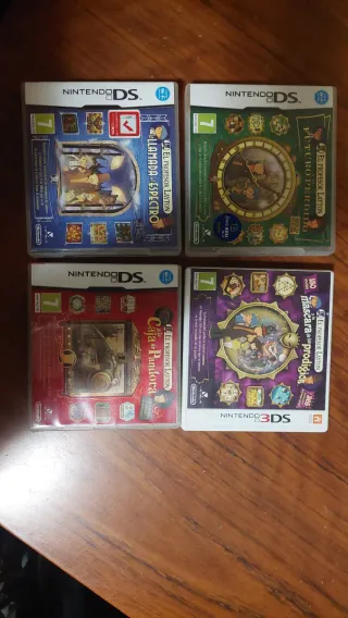 4 Juegos Profesor Layton DS/3DS