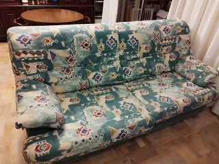 Conjunto 2 Sofás 2 y 3 plazas tela estampado