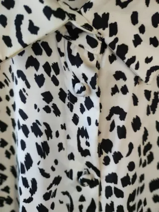Camisa Zara Estampado Animal Talla S
