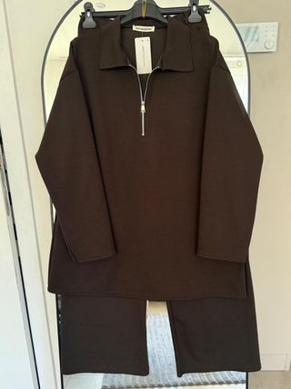 Conjunto gris mujer talla única