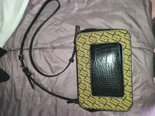 Bolso Zara Negro y Amarillo