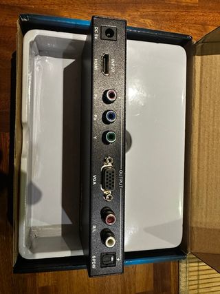 Convertidor HDMI a VGA/YPbPr+SPDIF