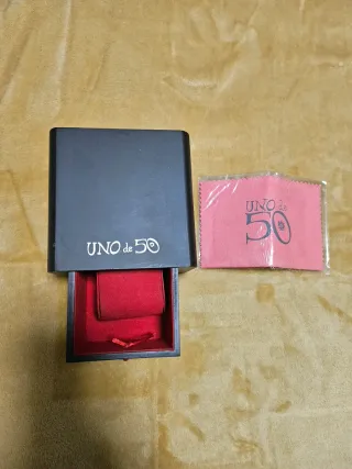 Caja Joyero Uno de 50 Negra.