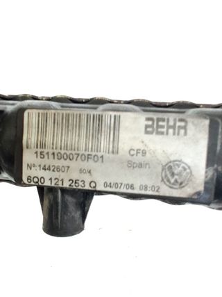 RADIADOR AGUA SEAT IBIZA (6L1)