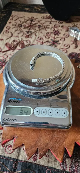 Bracciale snake in argento 925