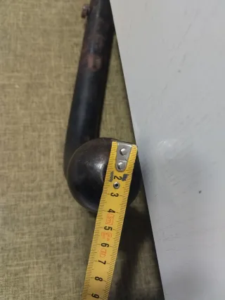 Barra de remolque de acero con bola