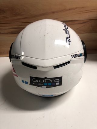 Casco SMK Jet Talla L Blanco