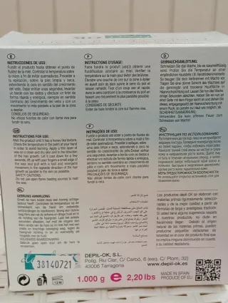 Cera Depilatoria Depil OK Vegetal