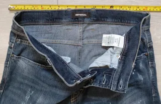 Jeans uomo Imperial blu strappati