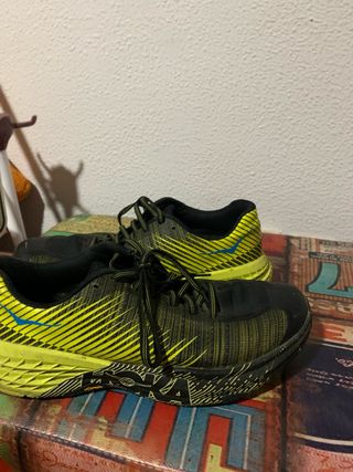 Hoka Speedgoat Zapatillas Running Negro Amarillo