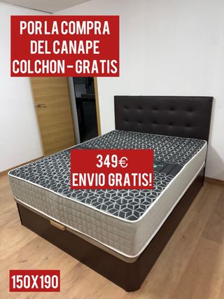 Canapé + Colchón GRATIS - Oferta