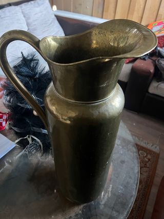 Jarra antigua latón/bronce - Decoración vintage