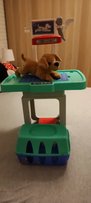 Juego Veterinario Infantil con Perro y Transportín