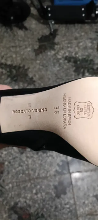 Botas de piel negras Roberto Verino