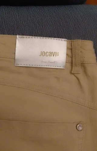 Pantalón pitillo mujer beige - T42