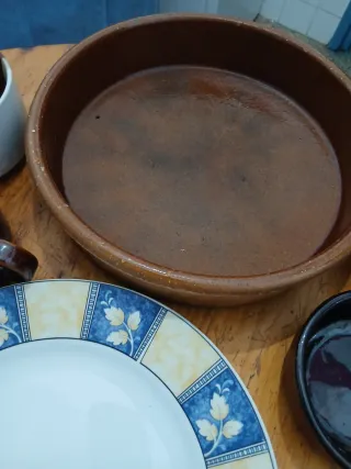 Vajillas de cerámica y terracota