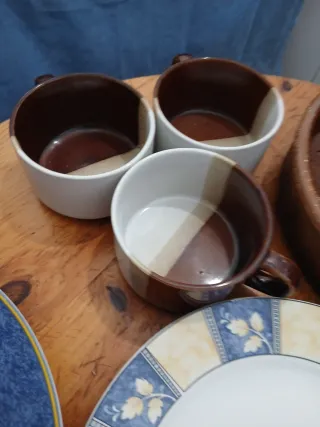 Vajillas de cerámica y terracota