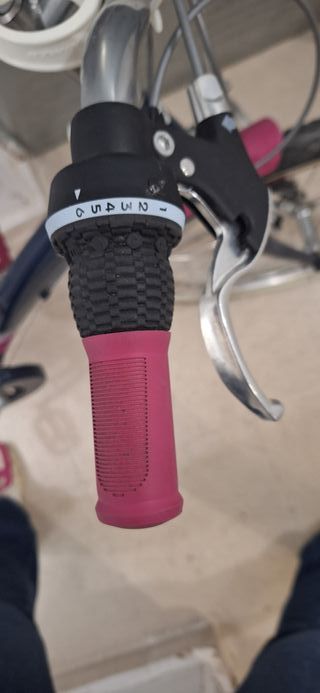 Bicicleta 24 azul y rosa