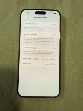 iPhone 15 Pro Max Caja + Cable