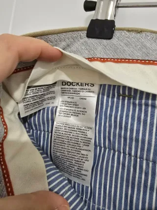 Pantalon chino de vestir hombre beige W30 L34