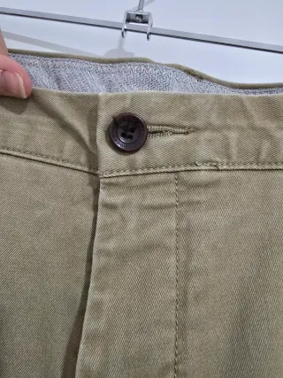 Pantalon chino de vestir hombre beige W30 L34