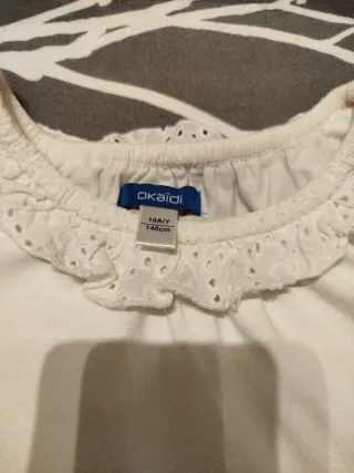 Camiseta Okaidi niña 10 años
