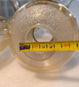 Set 5 Paralumi Vintage Vetro Ambrato