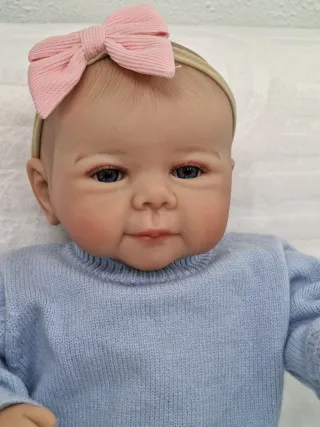 Muñeca Bebé Reborn con Biberón y Certificado