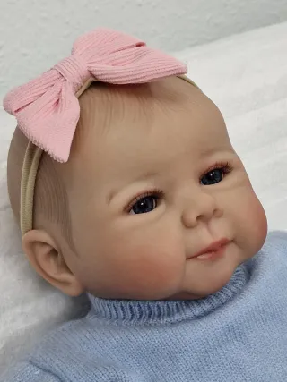 Muñeca Bebé Reborn con Biberón y Certificado