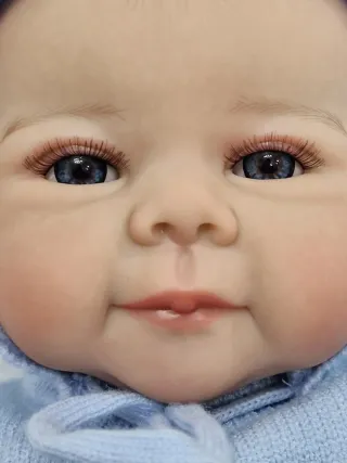 Muñeca Bebé Reborn con Biberón y Certificado