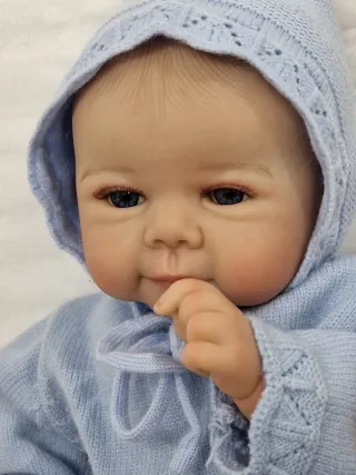 Muñeca Bebé Reborn con Biberón y Certificado